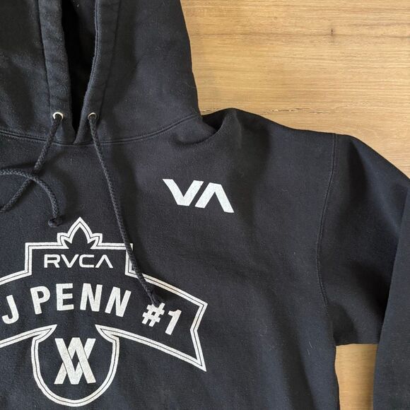 RVCA Bj Penn UFC Ichi Ban Team Hawaii Black Hoodie Size XL Octagon MMA BJJ Fight - Picture 4 of 9